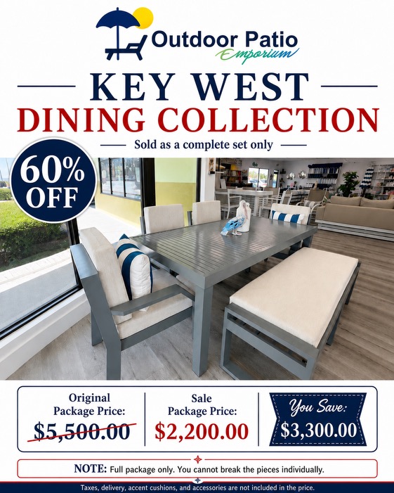 Key West Dining Collection clearance offer